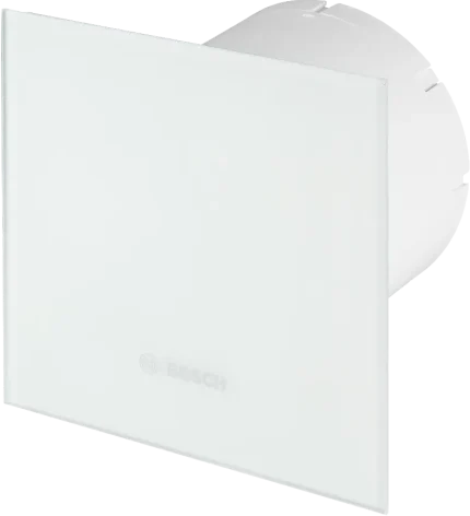 BOSCH F1700 WS125 DP125 Duvar Tipi Aksiyal Fan - MAT BEYAZ CAM DEKORATİF PANEL